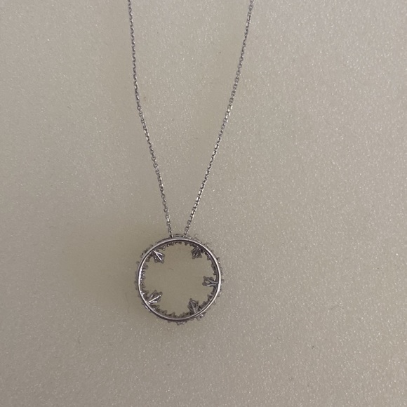 Suzanne Kalan 14K Diamond Mini Starburst Pendant Necklace - Picture 5 of 12